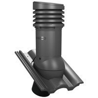 Kominek z odpływem kondensatu Tile Evo do dachówki betonowej o średnicy 150 mm