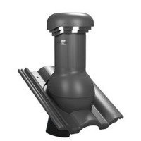 Kominek z odpływem kondensatu Tile Pro do dachówki betonowej o średnicy 150 mm