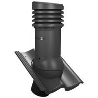 Kominek z odpływem kondensatu Tile Evo do dachówki betonowej o średnicy 150 mm