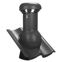 Kominek z odpływem kondensatu Tile Pro do dachówki betonowej o średnicy 150 mm