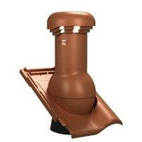 Kominek z odpływem kondensatu Tile Pro do dachówki ceramicznej o średnicy 150 mm