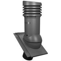 Kominek z odpływem kondensatu Tile Evo do dachówki ceramicznej o średnicy 150 mm