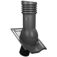 Kominek z odpływem kondensatu Tile Evo do dachówki ceramicznej o średnicy 150 mm