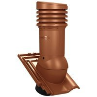 Kominek z odpływem kondensatu Tile Evo do dachówki ceramicznej o średnicy 150 mm