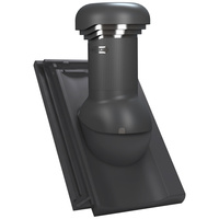 Kominek z odpływem kondensatu Tile Pro do dachówki ceramicznej o średnicy 150 mm
