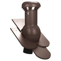 Kominek z odpływem kondensatu Tile Pro do dachówki ceramicznej o średnicy 150 mm