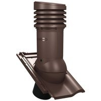 Kominek z odpływem kondensatu Tile Evo do dachówki ceramicznej o średnicy 150 mm