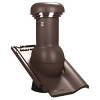 Kominek z odpływem kondensatu Tile Pro do dachówki ceramicznej o średnicy 150 mm