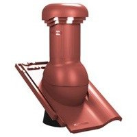 Kominek z odpływem kondensatu Tile Pro do dachówki ceramicznej o średnicy 150 mm