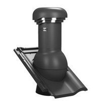 Kominek z odpływem kondensatu Tile Pro do dachówki ceramicznej o średnicy 150 mm