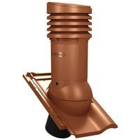 Kominek z odpływem kondensatu Tile Evo do dachówki ceramicznej o średnicy 150 mm