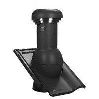 Kominek z odpływem kondensatu Tile Pro do dachówki ceramicznej o średnicy 150 mm