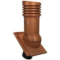Kominek z odpływem kondensatu Tile Evo do dachówki ceramicznej o średnicy 150 mm