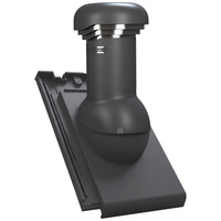 Kominek z odpływem kondensatu Tile Pro do dachówki ceramicznej o średnicy 150 mm