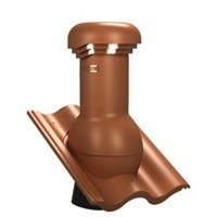 Kominek z odpływem kondensatu Tile Pro do dachówki betonowej o średnicy 150mm