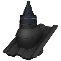 Przejście antenowe Parotec do dachówki betonowej