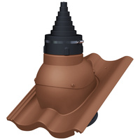 Przejście antenowe Parotec do dachówki betonowej