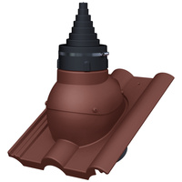 Przejście antenowe Parotec do dachówki betonowej