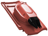 Przejście solarne i fotowoltaiczne Parotec do dachówki ceramicznej