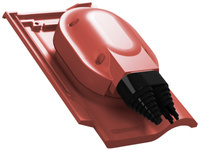 Przejście solarne i fotowoltaiczne Parotec do dachówki ceramicznej