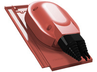 Przejście solarne i fotowoltaiczne Parotec do dachówki ceramicznej