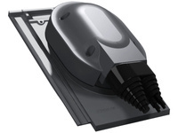 Przejście solarne i fotowoltaiczne Parotec do dachówki ceramicznej