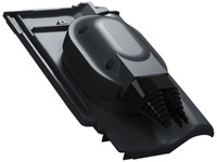 Przejście solarne i fotowoltaiczne Parotec do dachówki ceramicznej