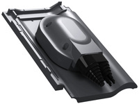 Przejście solarne i fotowoltaiczne Parotec do dachówki ceramicznej