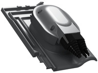 Przejście solarne i fotowoltaiczne Parotec do dachówki ceramicznej