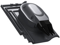 Przejście solarne i fotowoltaiczne Parotec do dachówki ceramicznej