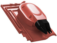 Przejście solarne i fotowoltaiczne Parotec do dachówki ceramicznej