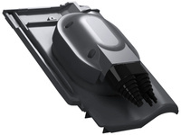 Przejście solarne i fotowoltaiczne Parotec do dachówki ceramicznej