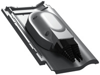 Przejście solarne i fotowoltaiczne Parotec do dachówki ceramicznej