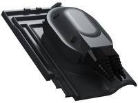 Przejście solarne i fotowoltaiczne Parotec do dachówki ceramicznej