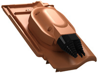 Przejście solarne i fotowoltaiczne Parotec do dachówki ceramicznej