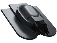 Przejście solarne i fotowoltaiczne Parotec do dachówki ceramicznej