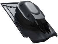 Przejście solarne i fotowoltaiczne Parotec do dachówki ceramicznej