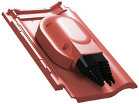 Przejście solarne i fotowoltaiczne Parotec do dachówki ceramicznej