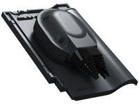 Przejście solarne i fotowoltaiczne Parotec do dachówki ceramicznej