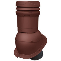 Kominek wentylacyjny niski DN125 mm Parotec do blachodachówki - Profil B16