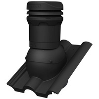 Kominek wentylacyjny niski DN125 mm Parotec do dachówki betonowej - Euronit Ekstra