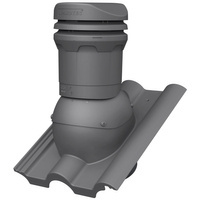 Kominek wentylacyjny niski DN125 mm Parotec do dachówki betonowej - Euronit Ekstra