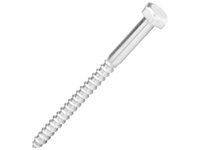 Wkręt 6 mm x 80 mm do drewna z łbem sześciokątnym