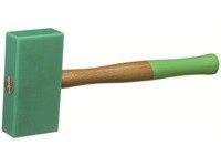 Młotek PVC, prostokątny obuch z uchwytem z Hickory