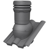 Kominek wentylacyjny niski DN125 mm Parotec do dachówki betonowej - Euronit Ekstra