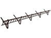 Zestaw płotka przeciwśniegowego o długości 200 cm i wysokości 20 cm, do blachodachówki o module 350 mm / 30 mm