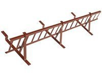 Zestaw płotka przeciwśniegowego o długości 150 cm i wysokości 20 cm, do blachy panelowej o module 380 mm / 35 mm