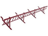 Zestaw płotka przeciwśniegowego o długości 200 cm i wysokości 20 cm, do blachy panelowej o module 380 mm / 35 mm