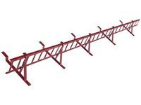 Zestaw płotka przeciwśniegowego o długości 200 cm i wysokości 20 cm, do blachy panelowej o module 380 mm / 35 mm
