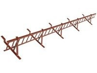 Zestaw płotka przeciwśniegowego o długości 200 cm i wysokości 20 cm, do blachy panelowej o module 380 mm / 35 mm